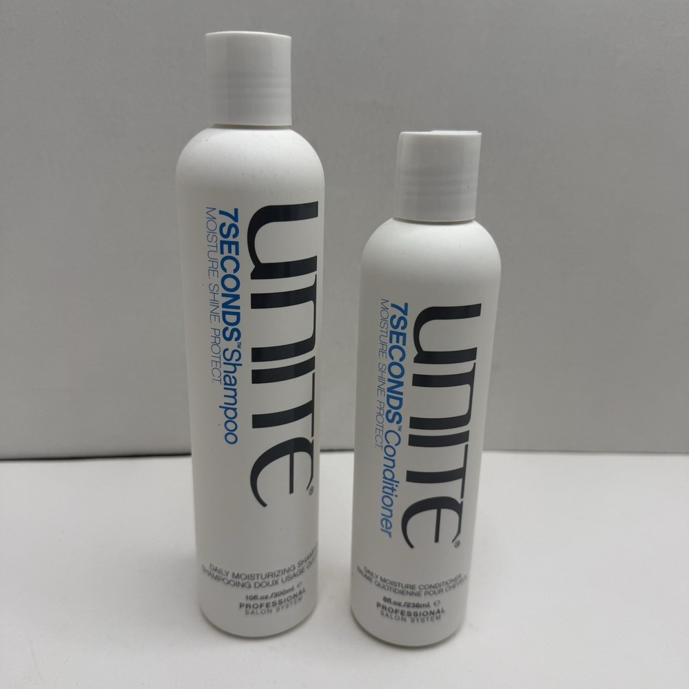 UNITE 7SECONDS Shampoo 10oz & Conditioner 8oz Set New Daily Moisture